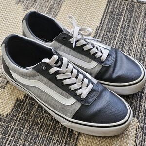 VANS off the wall Size 9 black/gray/white